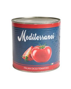 TOMATO DICED ITALIAN MEDITERRA 2.55KG                        